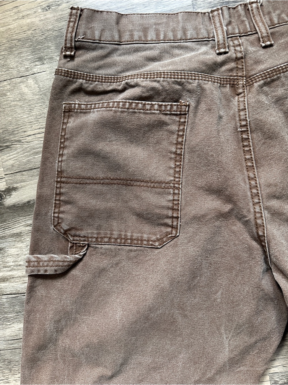 Classic Straight-Fit‎ Men's Brown Jeans - Rugged Everyday Wear Schmidt - Picture 6 of 8